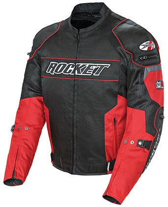 CHAQUETA JOE ROCKET RESISTOR MESH ROJO/NEGRO