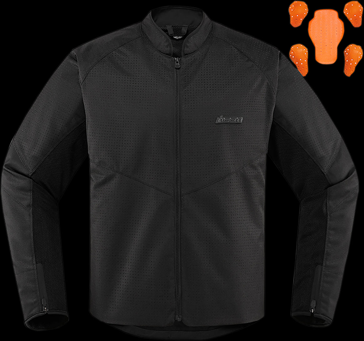 CHAQUETA ICON HOOLIGAN PERFORADA STEALTH