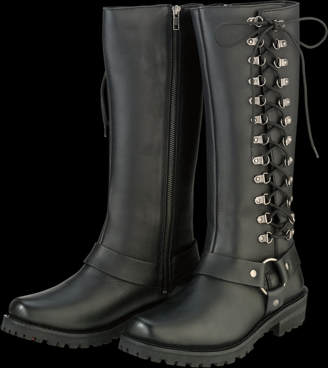 BOTAS DE DAMA Z1R SAVAGE NEGRO