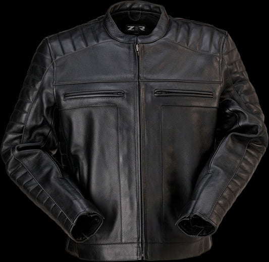 CHAQUETA Z1R LEATHER ARTILLERY NEGRO