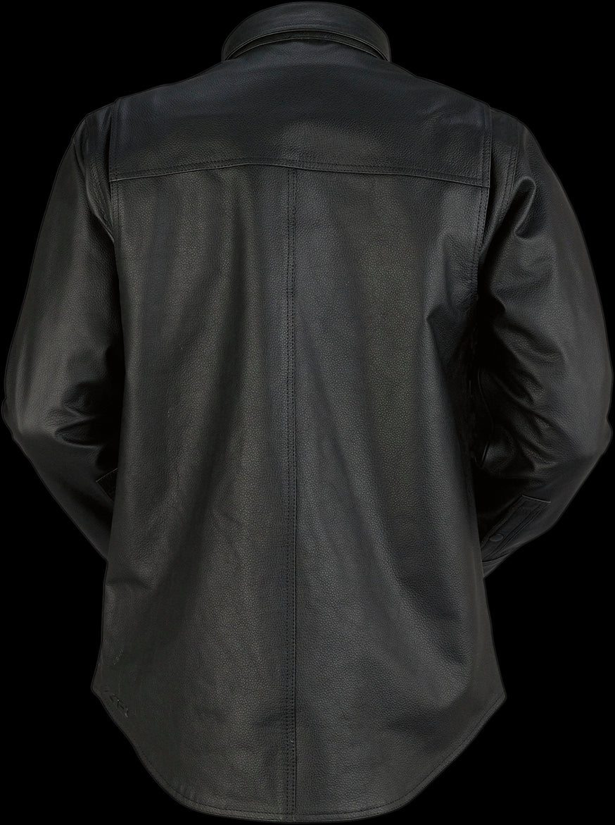 CAMISETA Z1R LEATHER MOTZ NEGRO