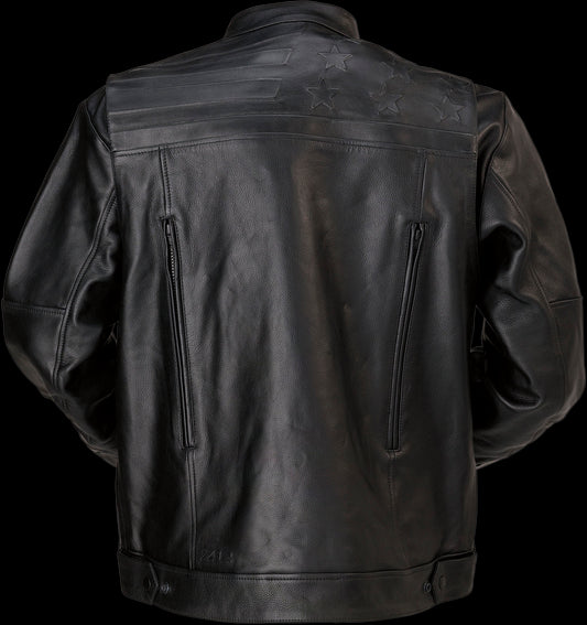 CHAQUETA Z1R LEATHER DEAGLE NEGRO