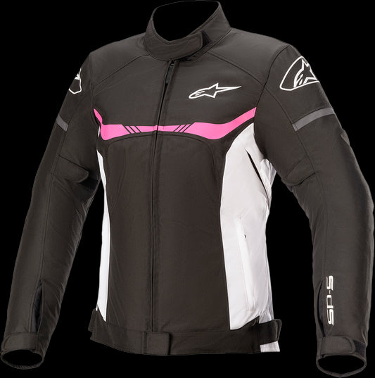 CHAQUETA ALPINESTARS PARA DAMAS T-SPS WP NEGRO/BLANCO/ROSA