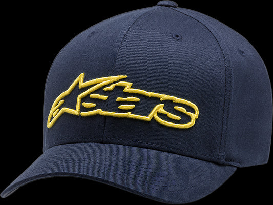 GORRA ALPINESTARS BLAZE FF AZUL MARINO/AMARILLO