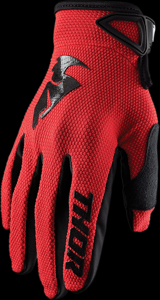 GUANTES DE NIÑO THOR S20Y SECTOR ROJO