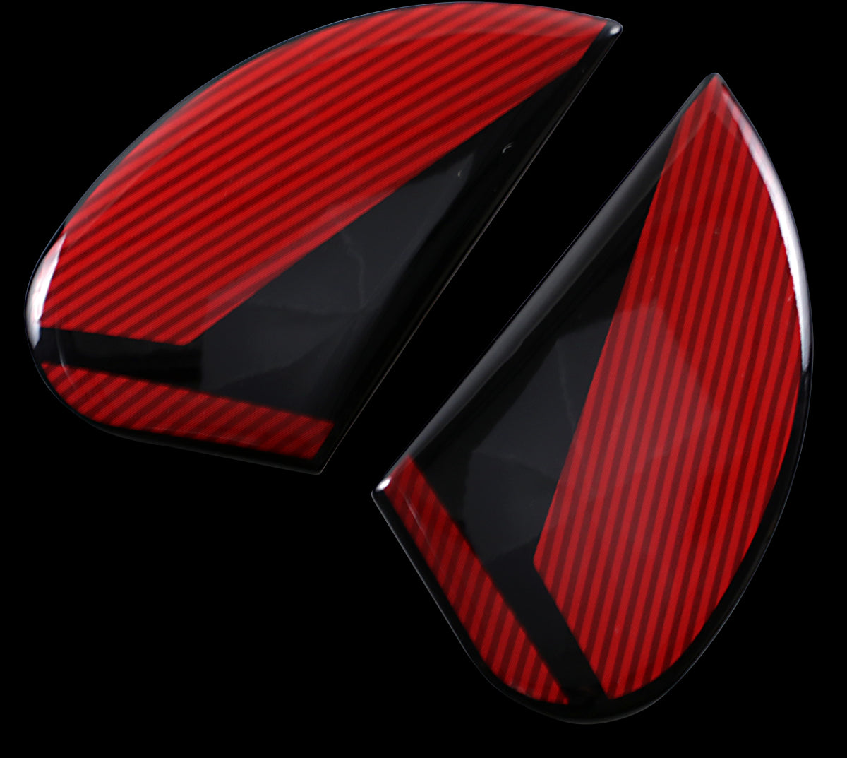 PLACA LATERAL CASCO ICON AIRFROM CONFLUX ROJO