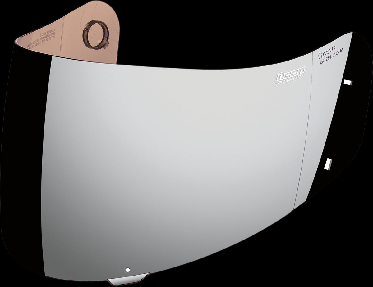 VISOR ICON FF PRO RST PLATA