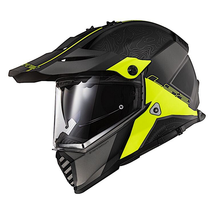 CASCO LS2 BLAZE ELEVATION NEGRO/NEON