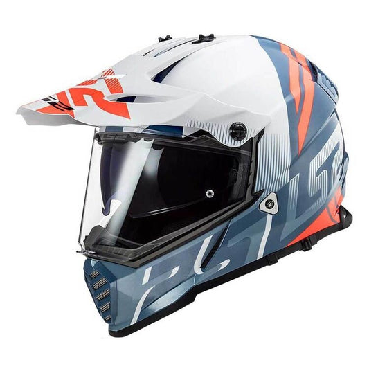 CASCO LS2 BLAZE SPRINT BLANCO/ROJO/GRIS