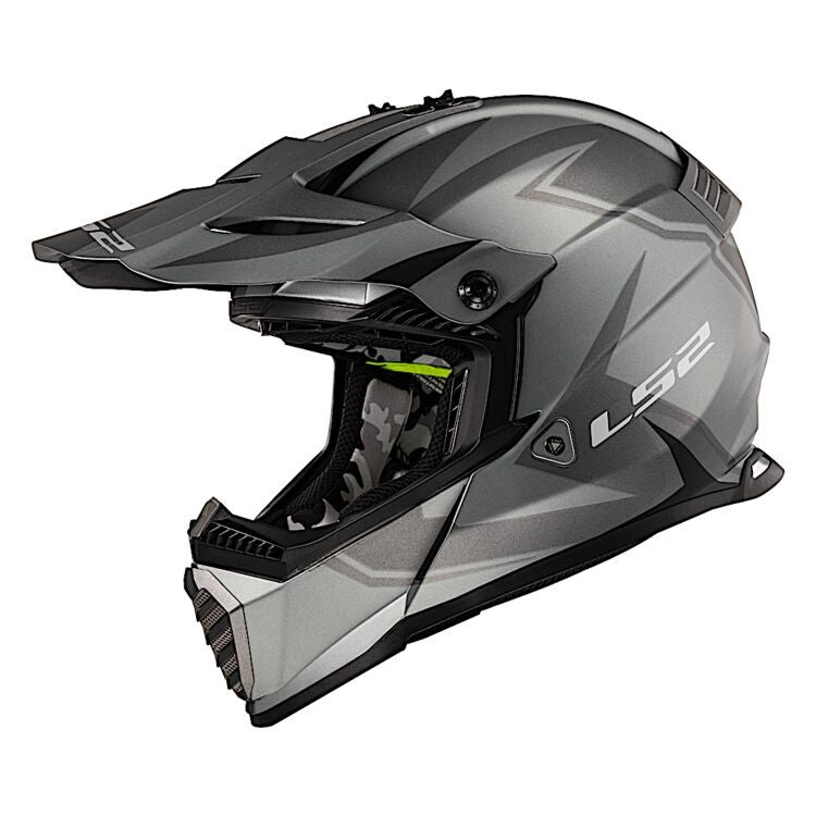 CASCO LS2 GATE TWOFACE GRIS/NEGRO