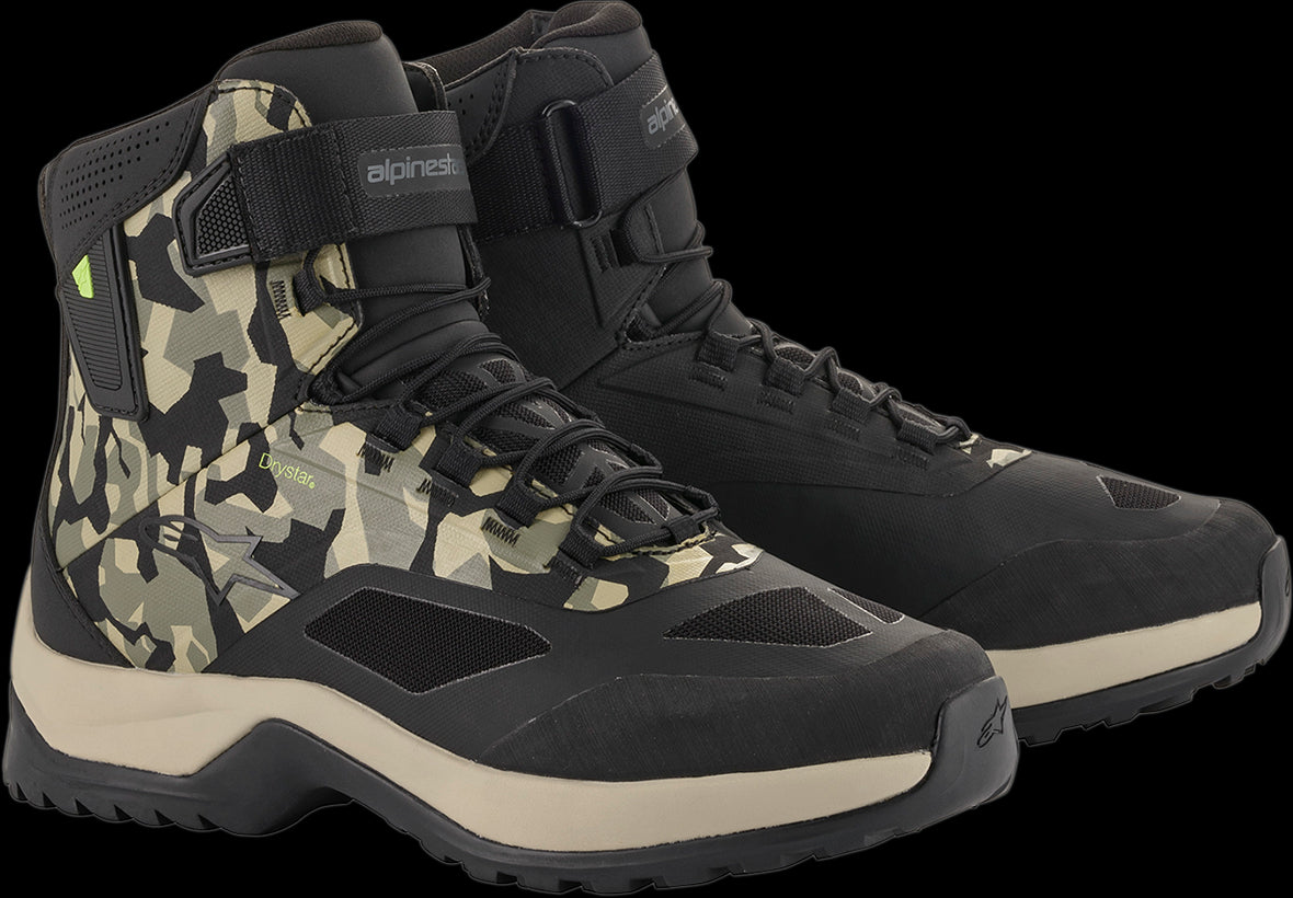 BOTINES ALPINESTARS CR6 DRYSTAR NEGRO/VERDE/MARRON