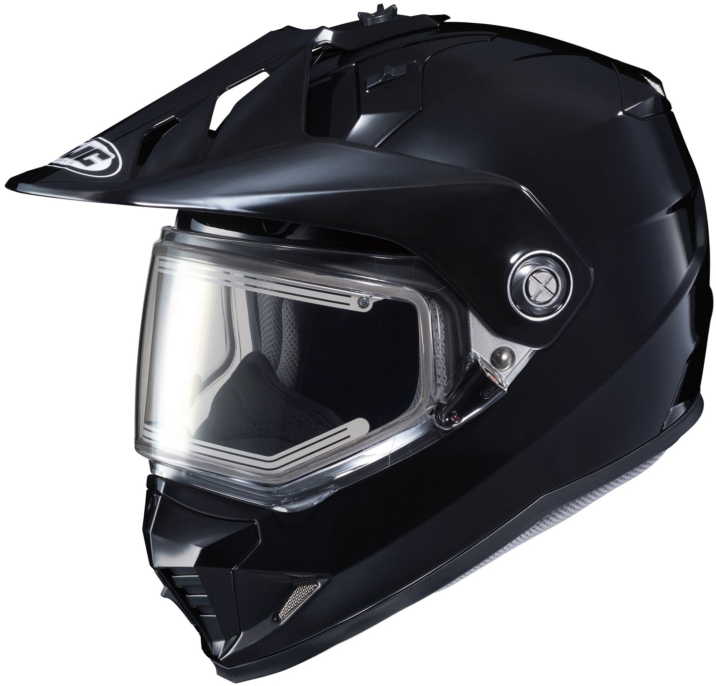 CASCO HJC DS-X1 VISOR ELECTRIC NEGRO MATE