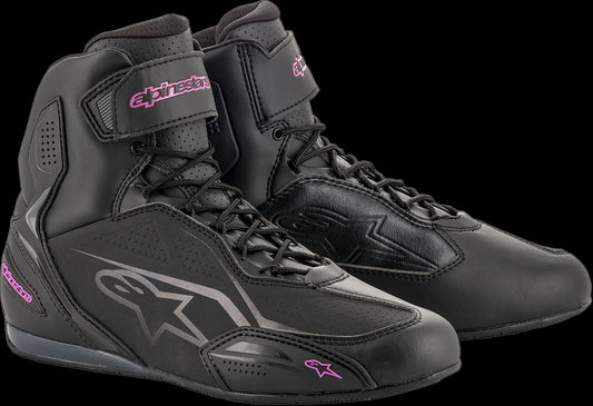 BOTINES DE DAMA ALPINESTARS FASTER 3 NEGRO/ROSA