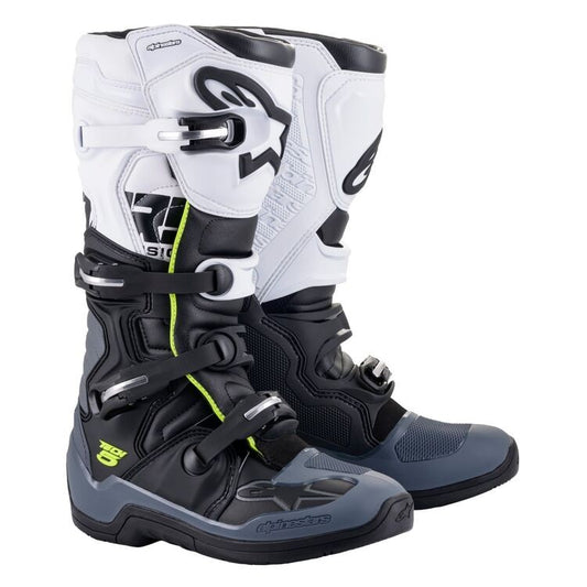 BOTAS ALPINESTARS TECH 5 NEGRO/GRIS/BLANCO