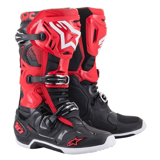 BOTAS ALPINESTARS TECH 10 NEGRO/ROJO