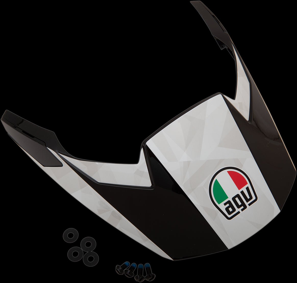 VISERA AGV   AX9 BLK  CYAN- AZUL BLANCO