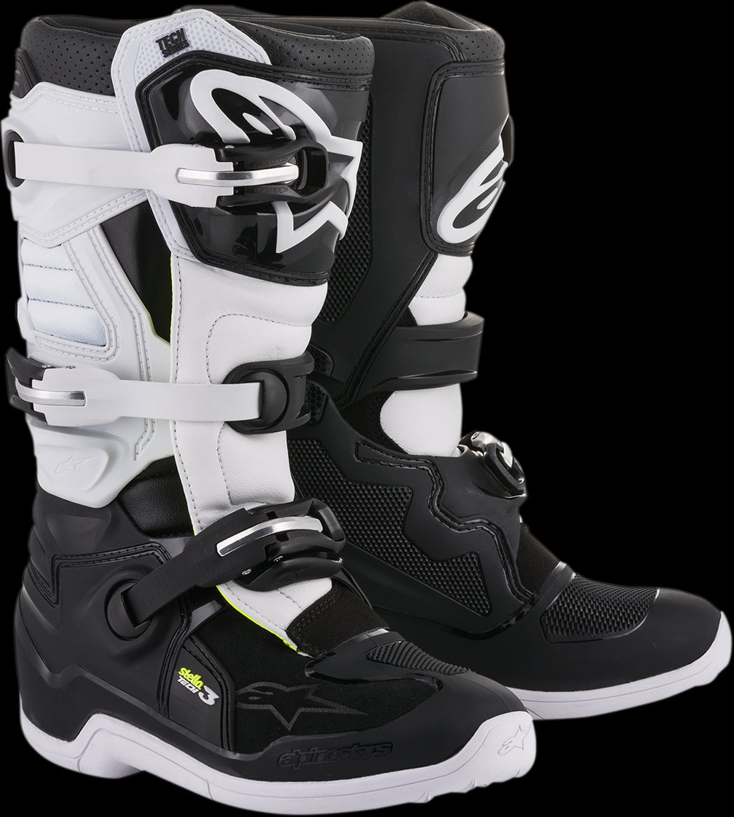 ALPINESTARS   PARA DAMA TECH 3   NEGRO BLANCO