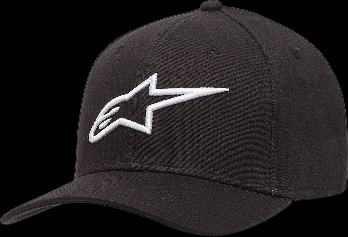 GORRA ALPINESTARS   AGE CURVE   NEGRO BLANCO