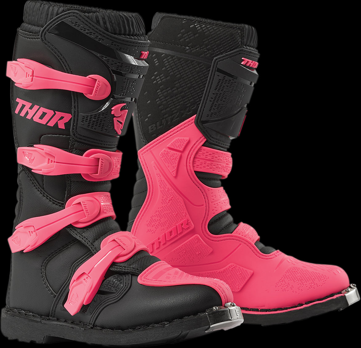 BOTAS DE DAMA THOR BLITZ XP NEGRO/ROSA