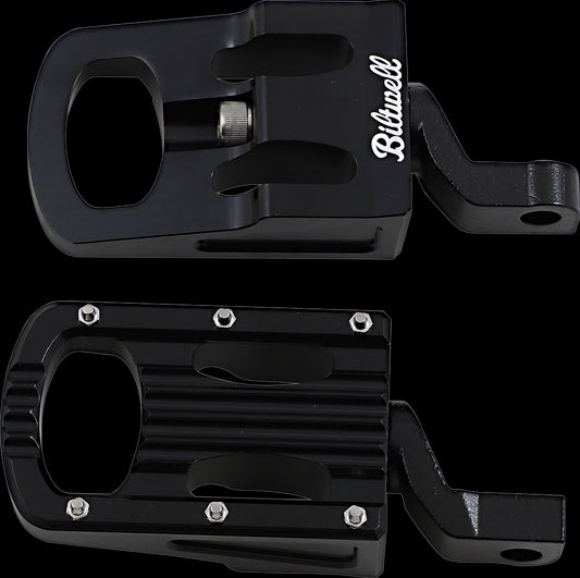 BILTWELL  FOOTPEG PUNISHER STEP   NEGRO