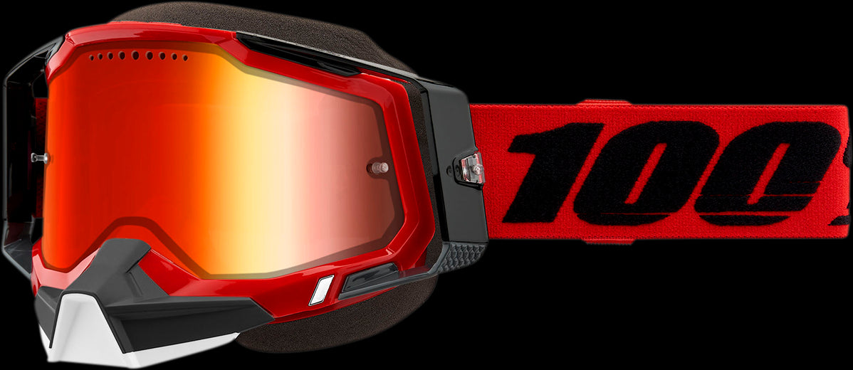 LENTE 100%  RC2 SNOW  MIR   ROJO