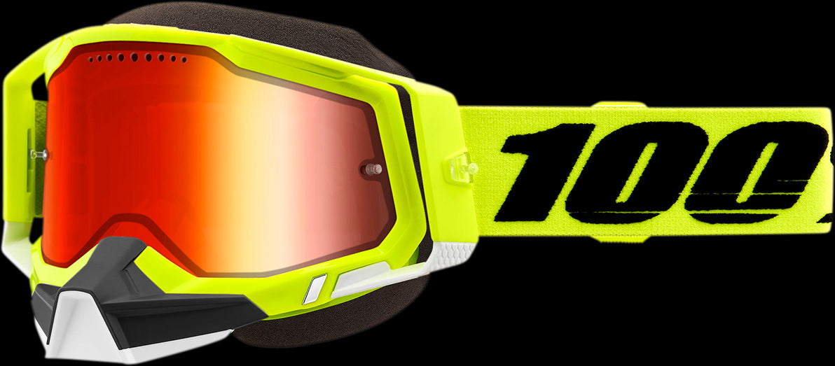 LENTE 100%  RC2 SNOW YEL MIR   ROJO