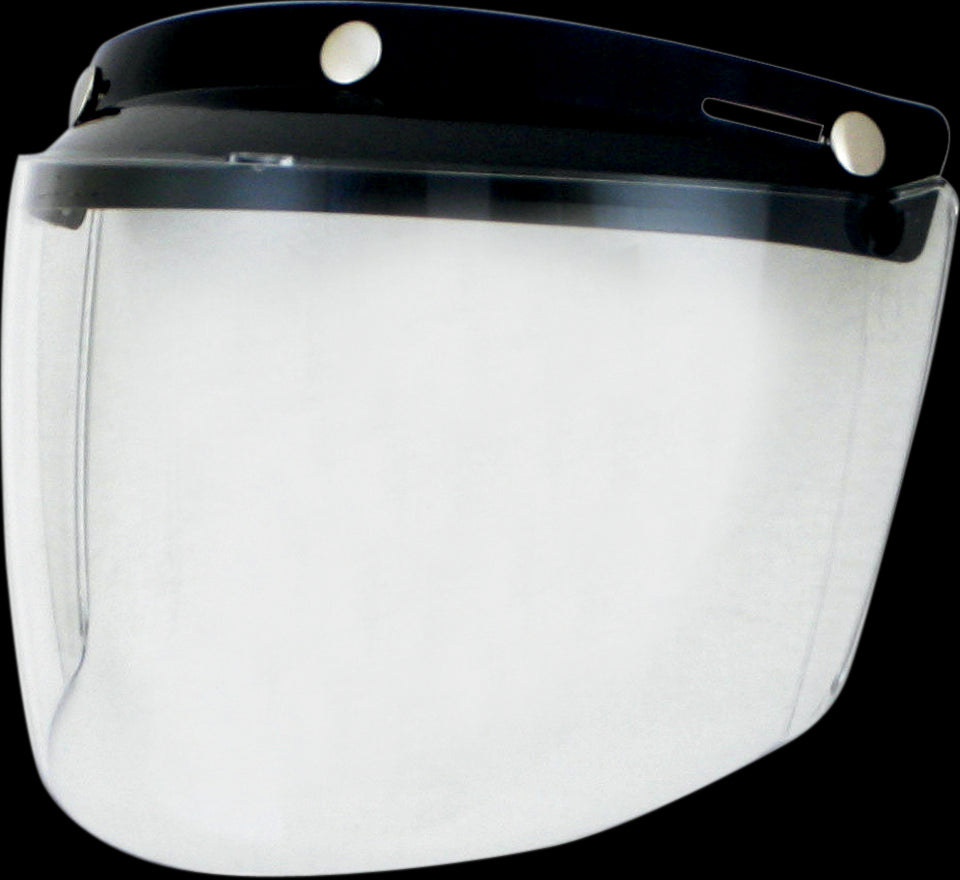 VISOR AFX   FLIP 3-SNAP SR  TRANSPARENTE