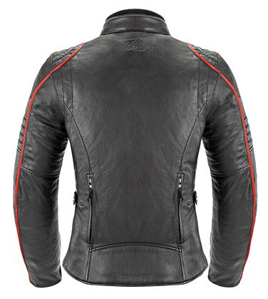 CHAQUETA JOE ROCKET  Lira Jacket Black   Red 1-DIVA ROJO NEGRO