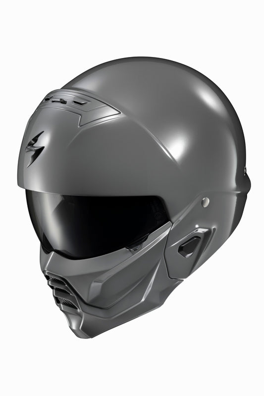 CASCO ABIERTO SCORPION EXO COVERT 2 GRIS CEMENTO