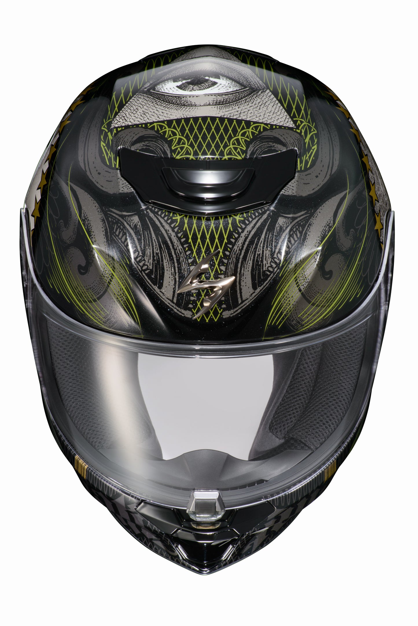 CASCO INTEGRAL SCORPION EXO R420 ILLUMINATI 2 NEGRO