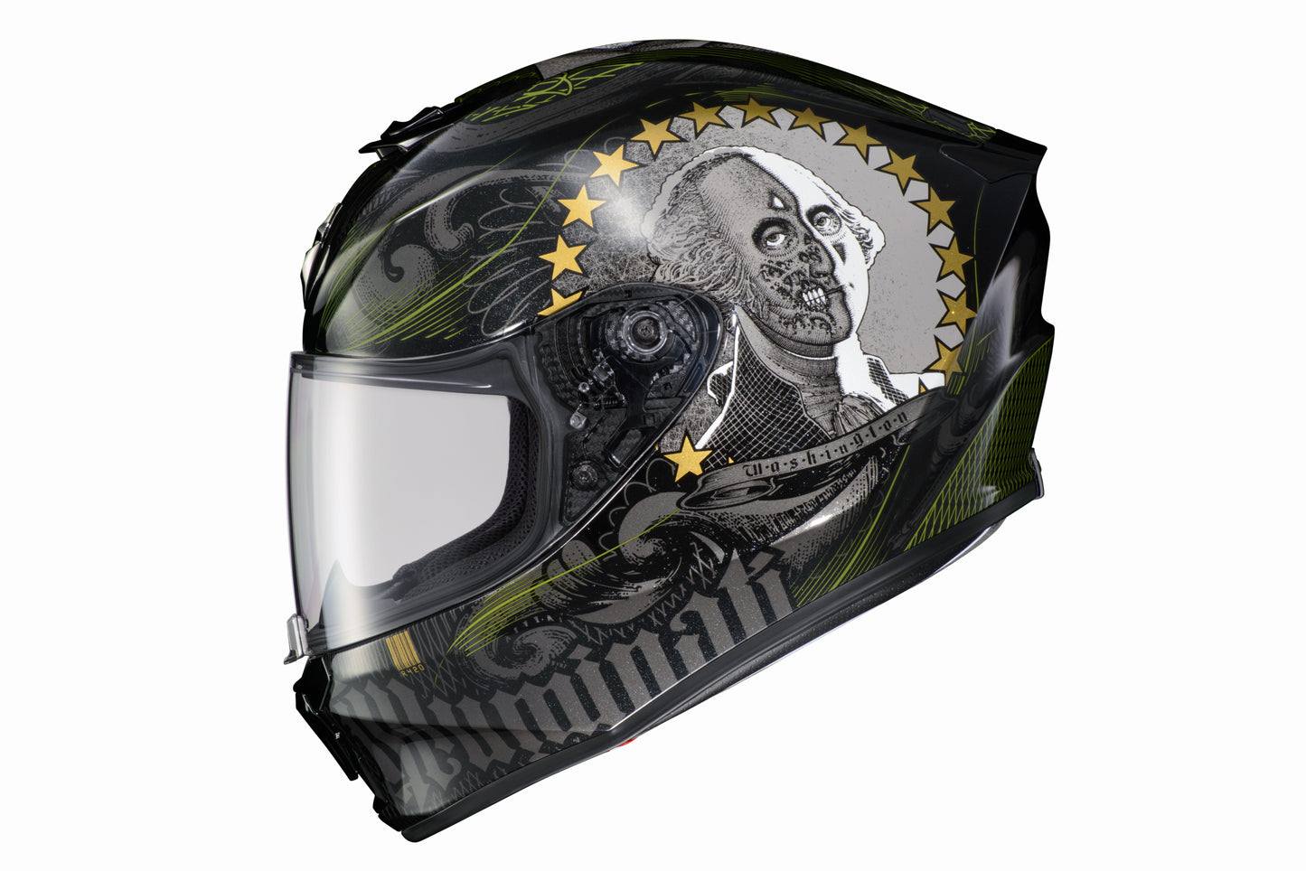 CASCO INTEGRAL SCORPION EXO R420 ILLUMINATI 2 NEGRO