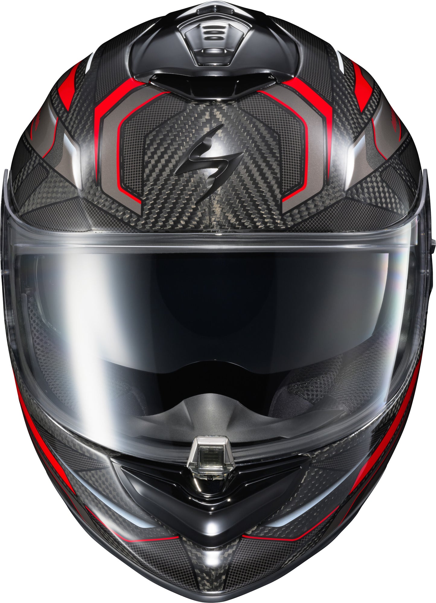 CASCO INTEGRAL SCORPION EXO EXO-ST1400 EVO CARBON HEX GLOSS ROJO