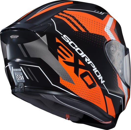 CASCO INTEGRAL SCORPION EXO R420 NARANJA SEÍSMICO