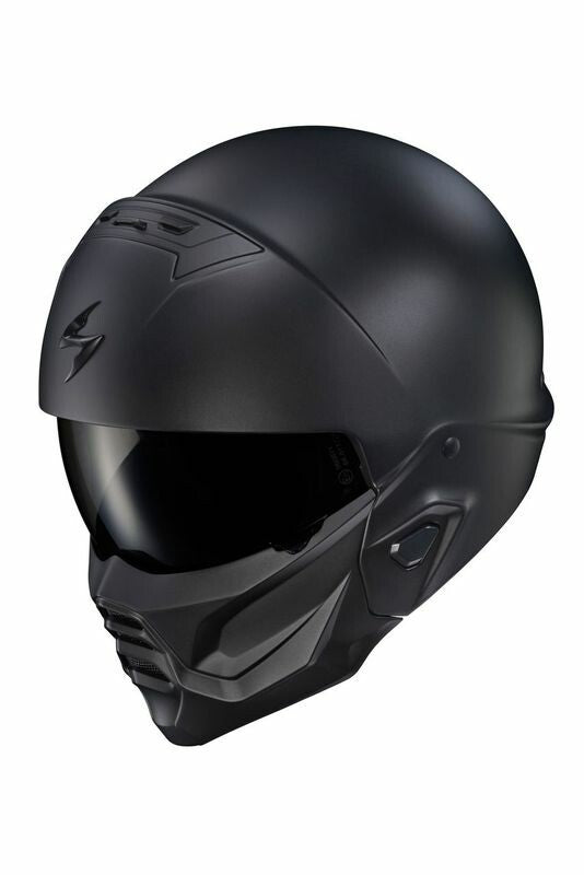 CASCO ABIERTO SCORPION EXO COVERT 2 NEGRO MATE