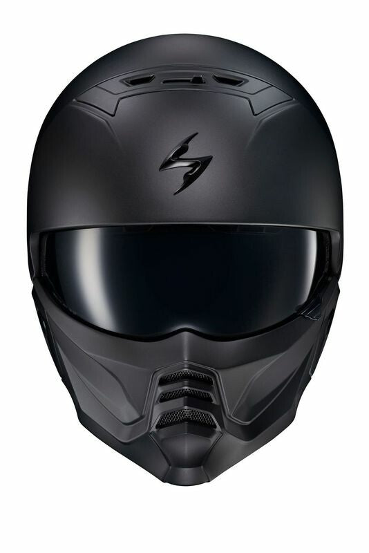 CASCO ABIERTO SCORPION EXO COVERT 2 NEGRO MATE