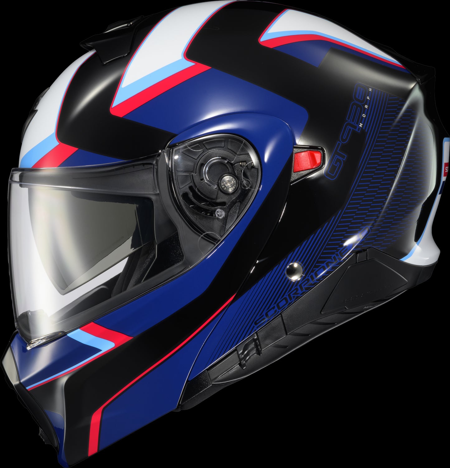 CASCO MODULAR SCORPION EXO EXO-GT930 TRANSFORMER MORPH AZUL/ROJO