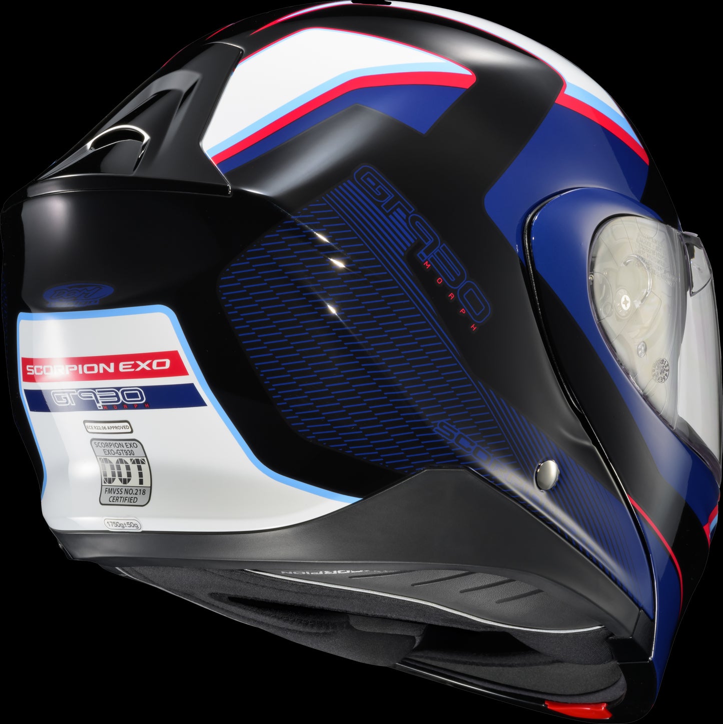 CASCO MODULAR SCORPION EXO EXO-GT930 TRANSFORMER MORPH AZUL/ROJO