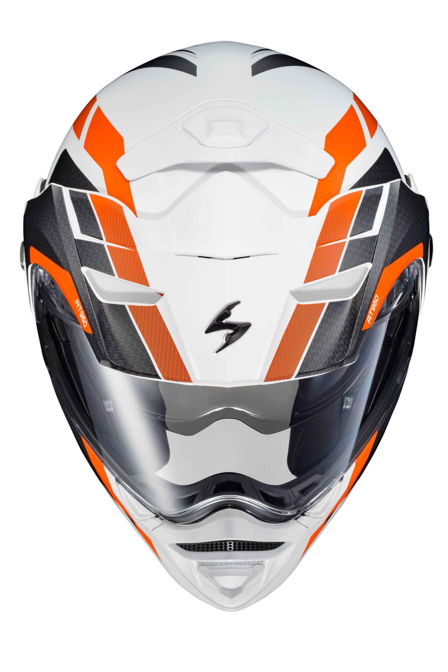 CASCO MODULAR SCORPION EXO EXO-AT960 HICKS BLANCO/NARANJA