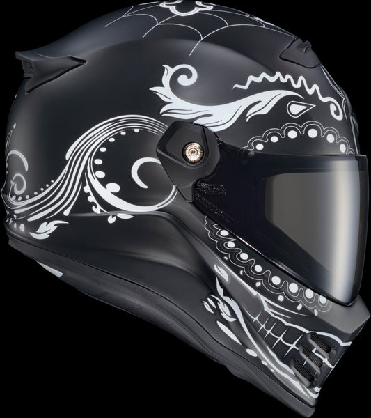 CASCO INTEGRAL SCORPION EXO COVERT FX EL MALO BLANCO/NEGRO MATE