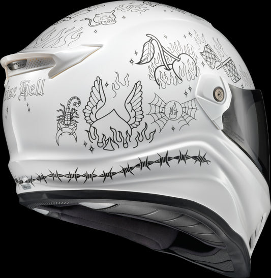 CASCO INTEGRAL SCORPION EXO COVERT FX THE LITAS 2 BLANCO