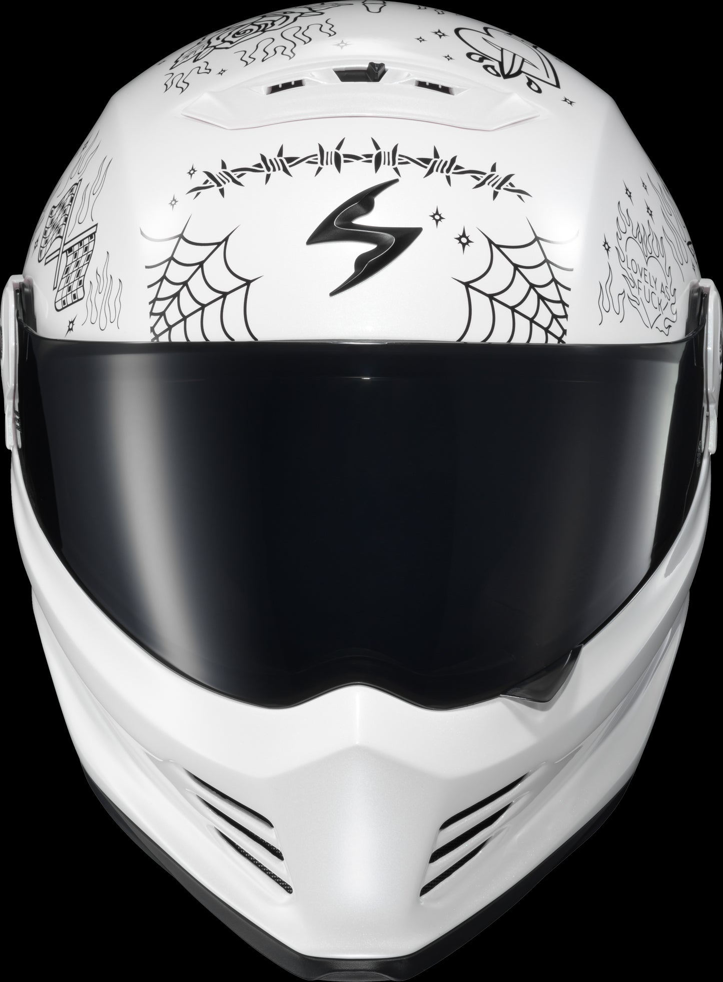 CASCO INTEGRAL SCORPION EXO COVERT FX THE LITAS 2 BLANCO