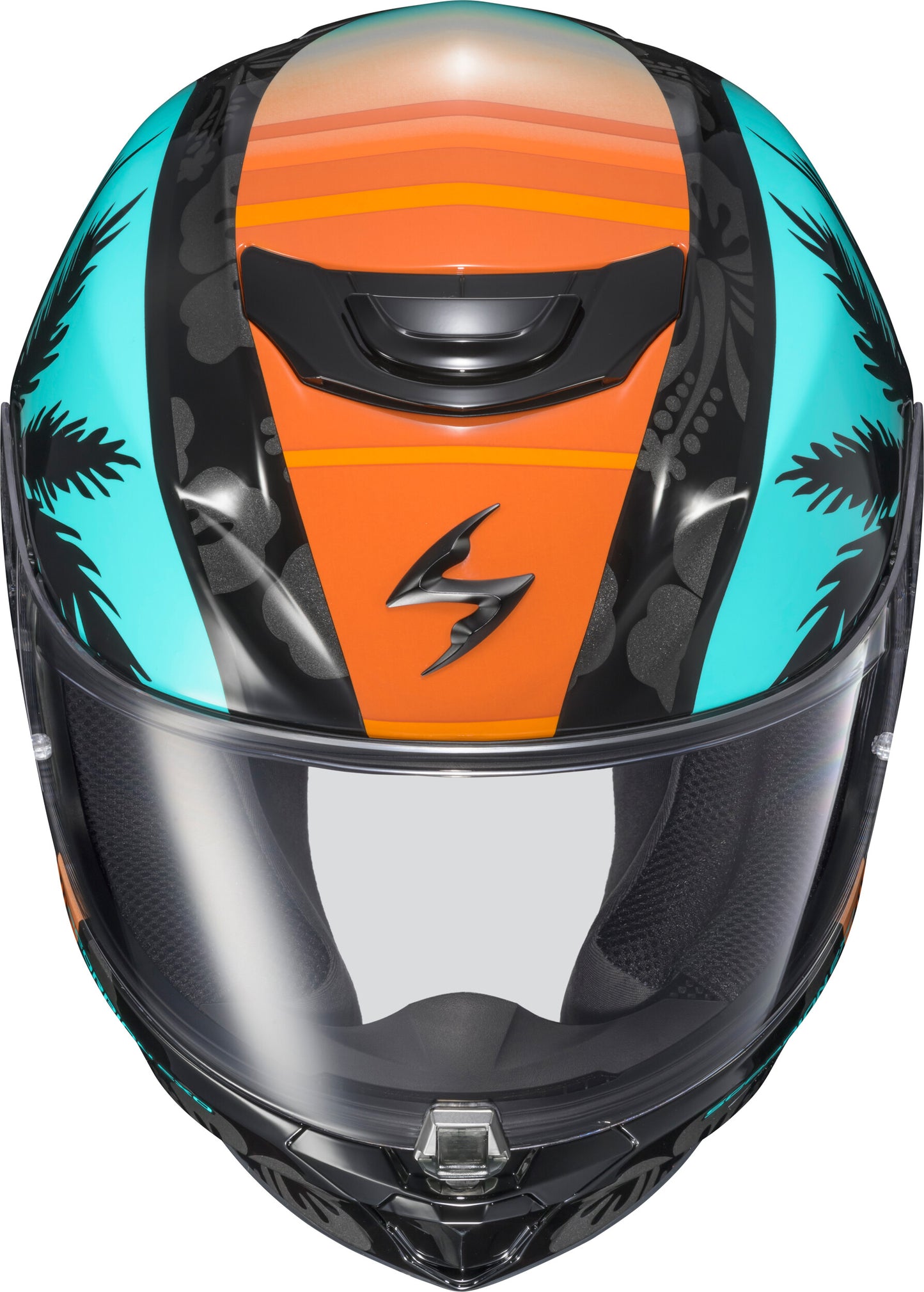 CASCO INTEGRAL SCORPION EXO EXO-R330 TUBBS AZUL CLARO/NARANJA