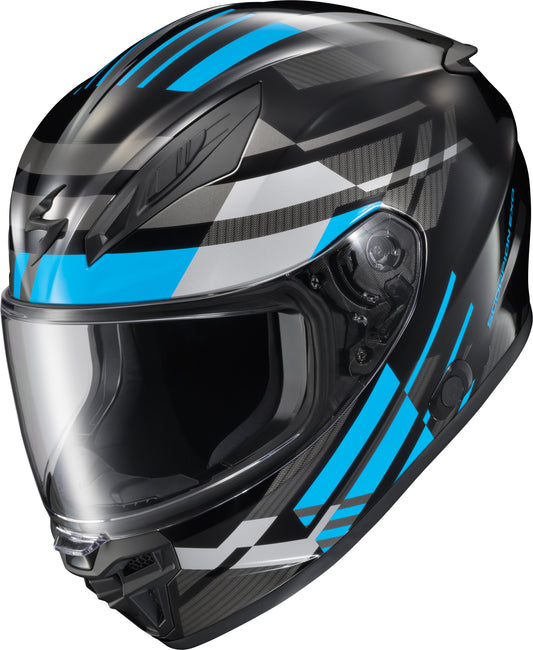 CASCO INTEGRAL SCORPION EXO EXO-R430 PARADOX AZUL CLARO