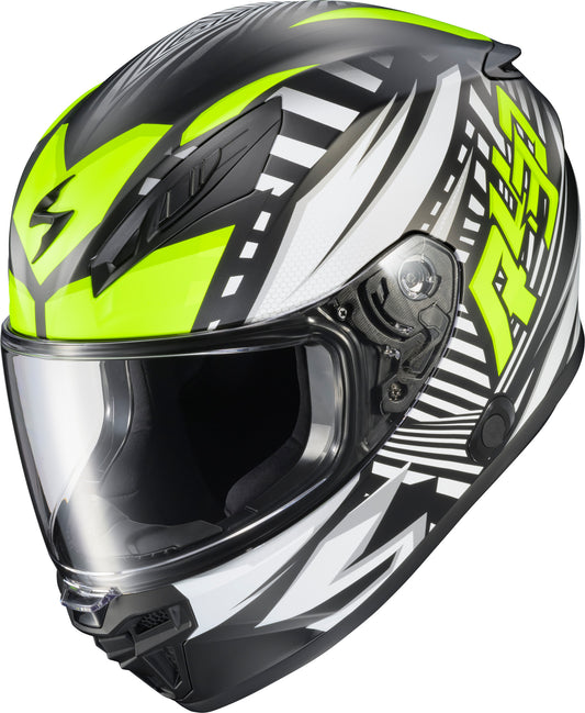 CASCO INTEGRAL SCORPION EXO EXO-R430 HEAD TRIP ALTA VISIBILIDAD