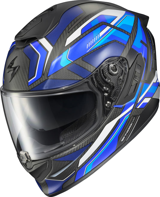 CASCO INTEGRAL SCORPION EXO EXO-ST1400 EVO CARBON HELMET HEX AZUL MATE