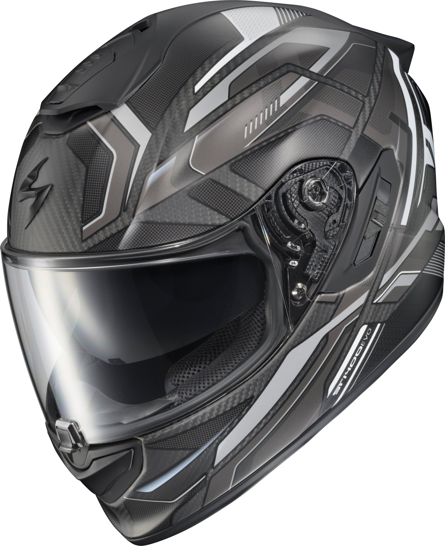 CASCO INTEGRAL SCORPION EXO EXO-ST1400 EVO CARBON GRIS MATE HEXAGONAL