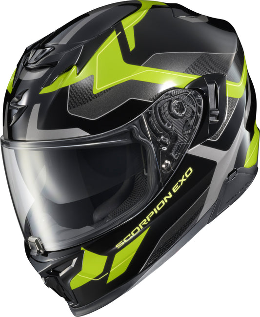 CASCO INTEGRAL SCORPION EXO EXO-T520 ZUSE NEGRO/ALTA VISIBILIDAD