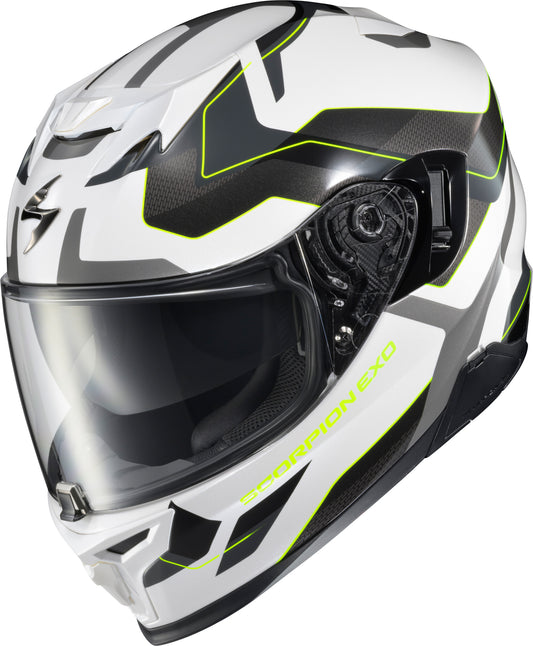 CASCO INTEGRAL SCORPION EXO EXO-T520 ZUSE BLANCO/ALTA VISIBILIDAD