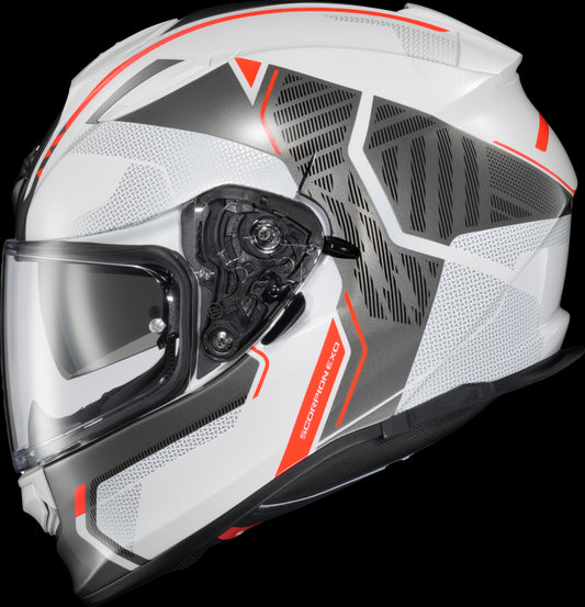 CASCO INTEGRAL SCORPION EXO RYZER SWITCH BLANCO/GRIS