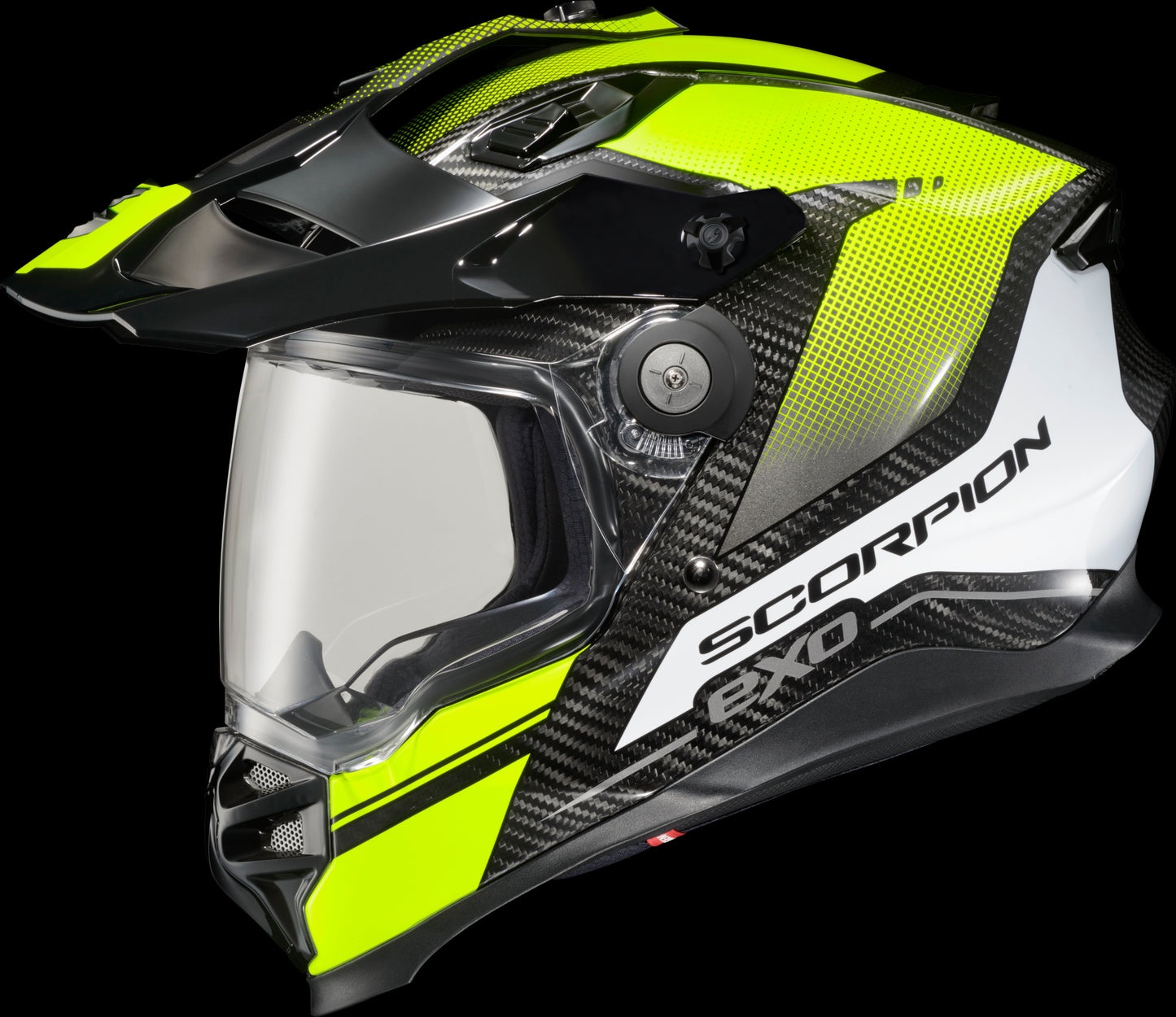 CASCO INTEGRAL SCORPION EXO XT9000 CARBON TRAILHEAD ALTA VISIBILIDAD